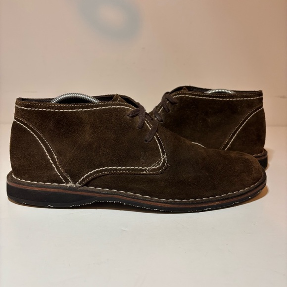 John Varvatos Men’s Hipster Brown Suede Chukka Boots Size 9 M Chelsea Boots - Picture 4 of 10